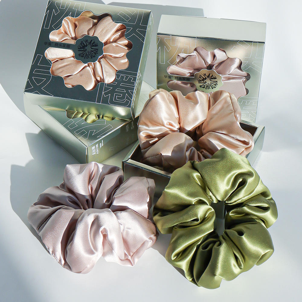 Silk Pillow Scrunchies